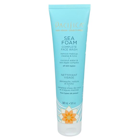 Pacifica Sea Foam Complete Face Wash Cleanser 5 fl oz / 147 ml - Picture 1 of 2